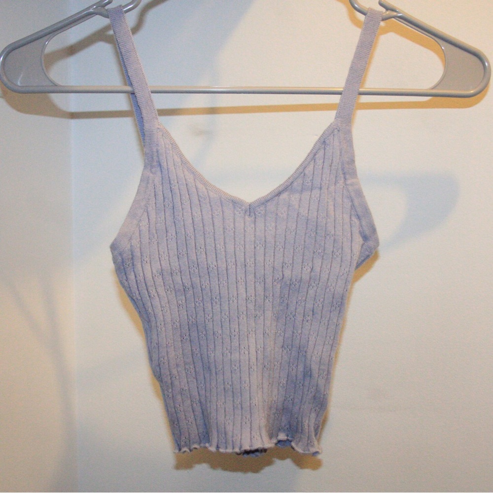 Tilly lilac purple crop top/ S